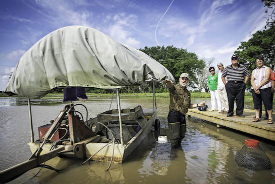 Tietje Crawfish Farm tour in Jefferson Davis Parish in South Louisiana